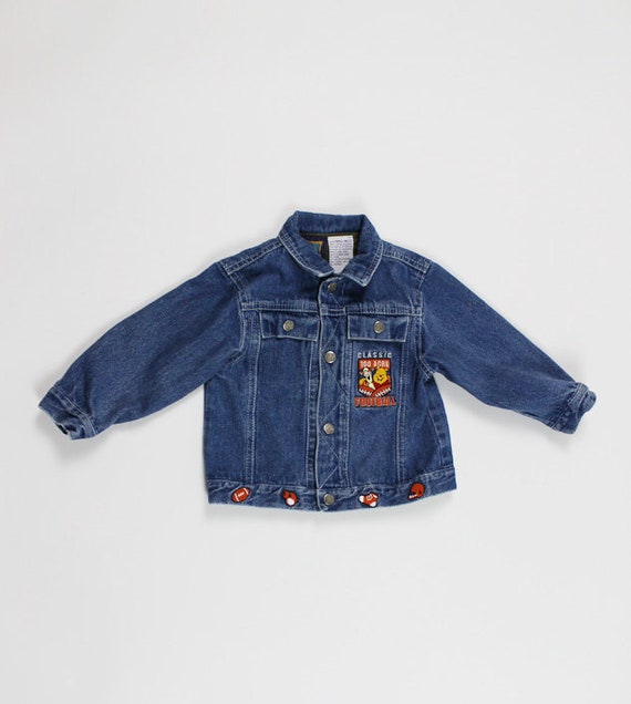 jean jacket winnie the pooh