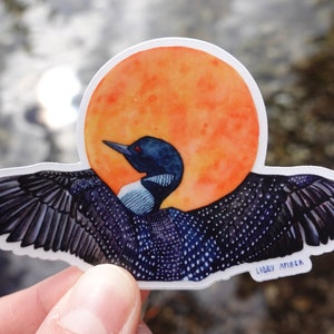 Loons Lullaby Vinyl Sticker