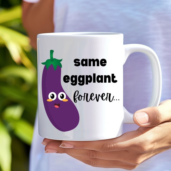Same Eggplant Forever Mug, Bachelorette Mug, Same Eggplant Bach Party, Same Eggplant Gift, Funny Bridal Shower Gift, Dirty Joke Mug
