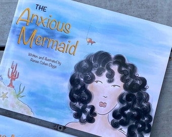 Kids Story Book, The Anxious Mermaid, Mermaid Story Book, Anxiety, Mental Health