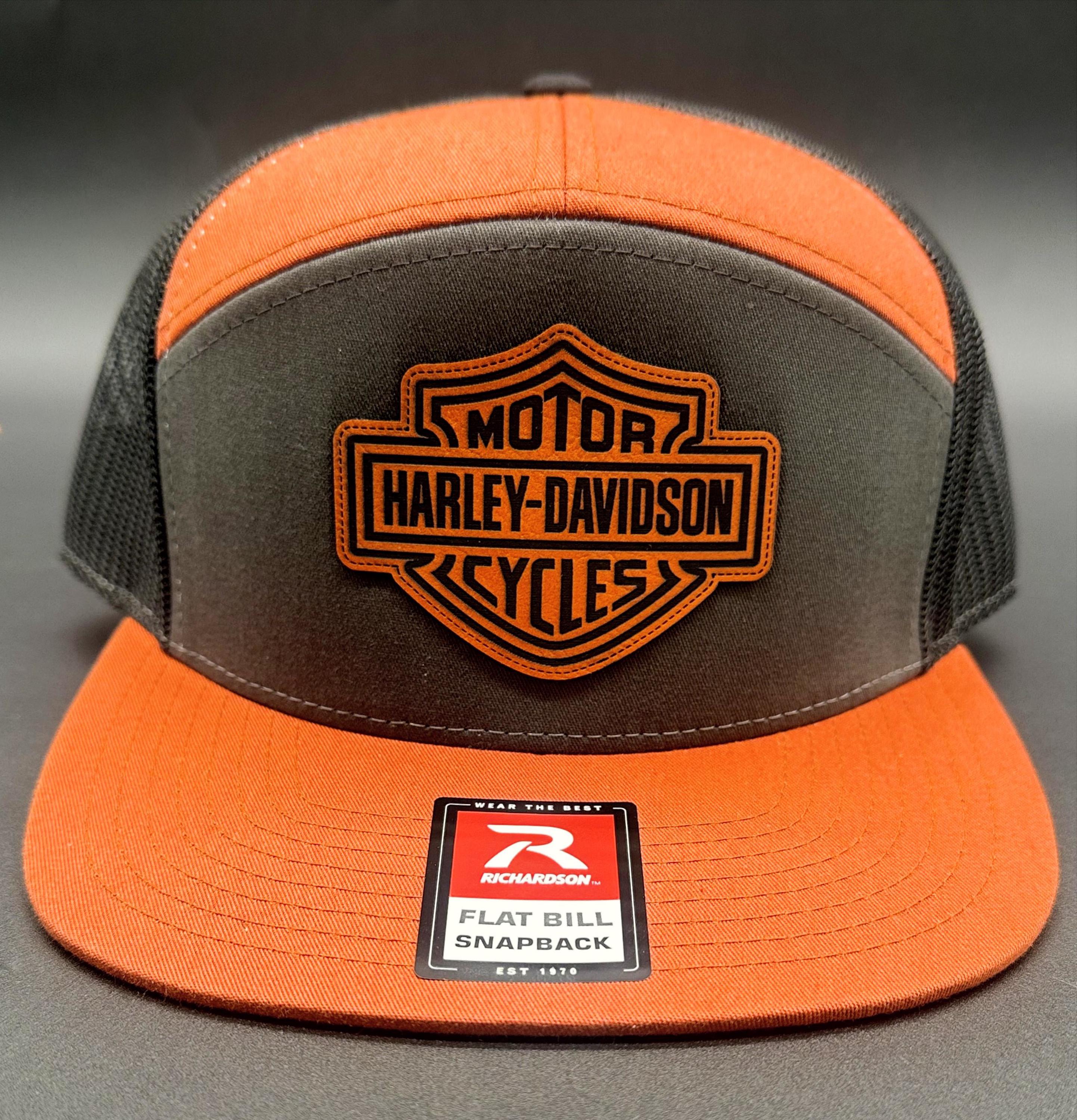 Harley Davidson Black and Orange Baseball Cap new in package Harley-Davidson 39THIRTY Stretch Fit Baseball Cap  main image 4