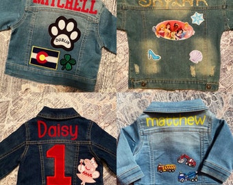 パーソナライズされたジーンズジャケット