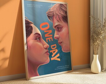 Pôster "Um Dia" | Pintura Digital Desenhada à Mão