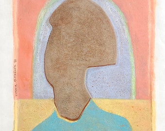Figure in an Interior 51/100, abstract portrait