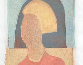 Figure in an Interior 48/100, abstract portrait