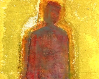 Figure in an Interior series, abstract figure portrait
