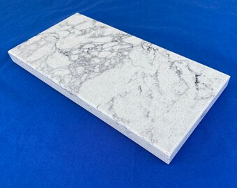Quartz Quartzite Gray/Black Cutting Board Chilling Cheese Tray Table Display Centerpiece Riser Meat Tray