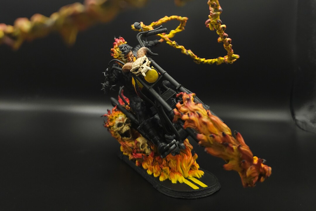 Hand Painted Ghost Rider - Etsy
