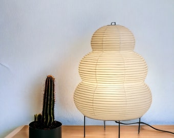 Reispapierlampe – Noguchi japanische Wabi-Sabi-Dekoration, Stehlampen, Akari-Nachtlicht, dekorierte Nachtlicht-Laterne, stilvoller Blitz