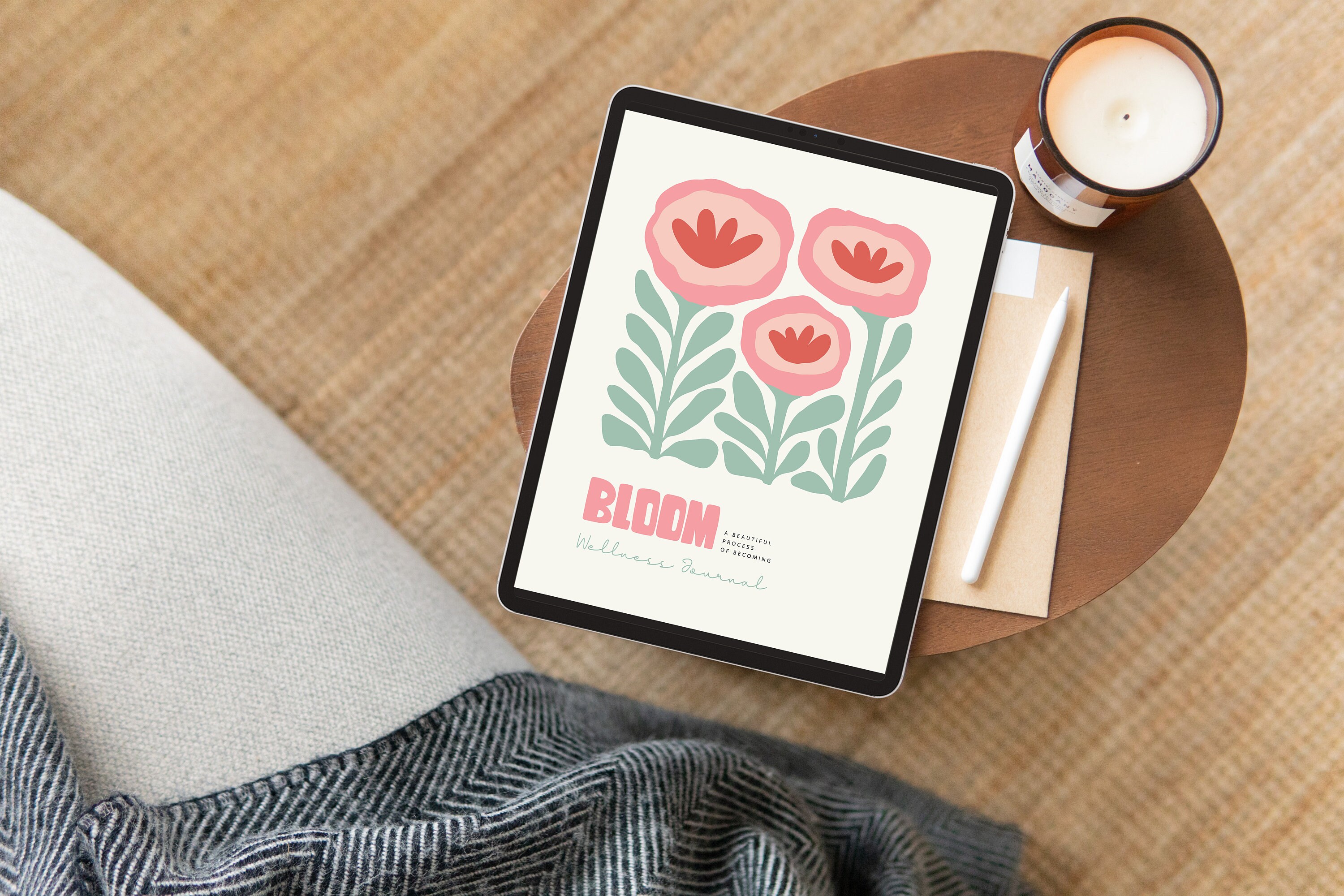 Digital Wellness Journal | Guided Wellness Planner | Goal Setting ...