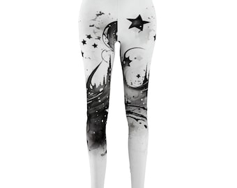 Women's Cut & Sew Casual Leggings (AOP)