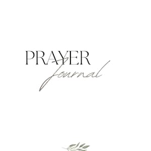 Guided Prayer Journal Printable