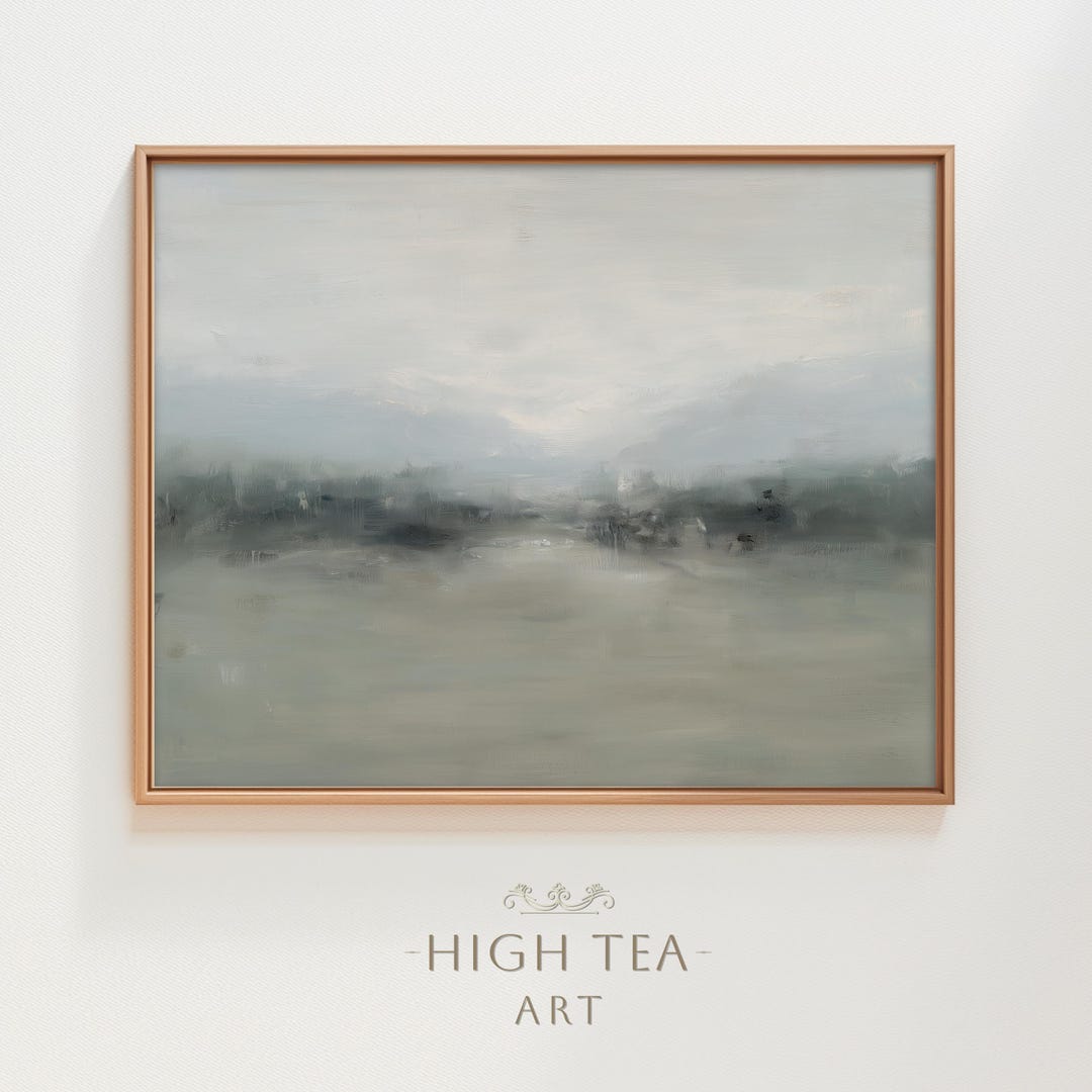Country Abstract Abstract Country Landscape Oil Painting Digital Download Art Print ...