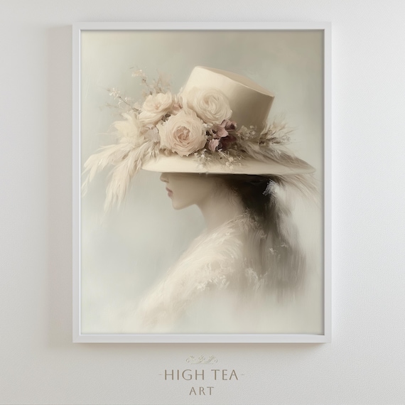 Vintage… Elegant Floral & Feather Hat Vintage Elegant Tulle / Feathers Hats / Headwear with Floral  main image 2
