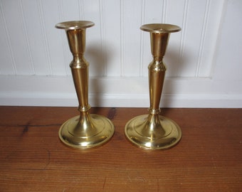 Pair of Matching Brass Candlesticks 127BR