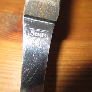 Vintage Sears Ladle with Wooden Ergonomic Handle 014UT image 8