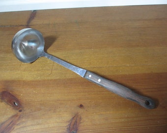 Vintage Sears Ladle with Wooden Ergonomic Handle 014UT