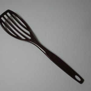 Foley Brown, Plastic, Nylon Slotted Spoon, Strainer Spoon, Whip, Whisk 017UT