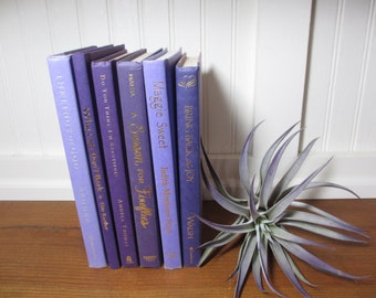 6 Assorted Purple Books BK011