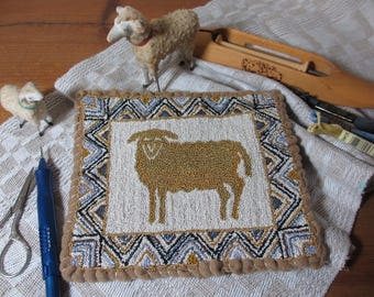 Simply Sheep Punch Needle PDF/Download PATTERN by The Farm Road DIGITAL Copy 323PN