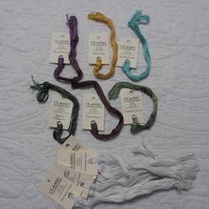 Classic Colorworks Cotton Embroidery Floss, 16 Skeins,  Destash, NOS 320FL