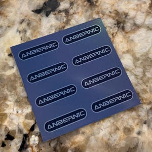 Anbernic RG35XXSP Custom GBA SP Styled Front Logo Badge Decal Sticker