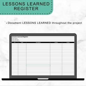 Lessons Learned R Register Example Pmi Lessons Learned Templates for Corrective Actions, Project Lessons ...