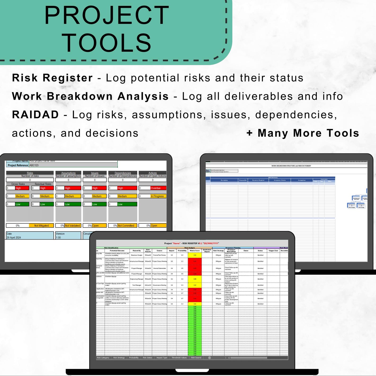 Project Starter Templates Project Starter Kit Excel Bundle Digital ...