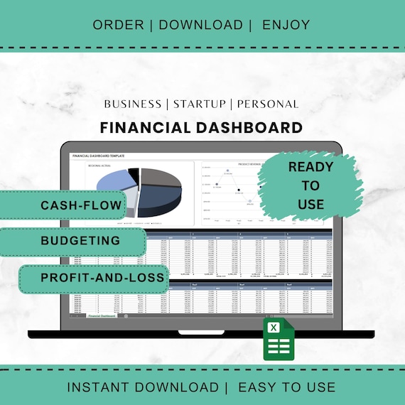 Excel Budget Template Small Business Financial Plan Expense Tracker Startup Budget Cash Flow Management Tool Profit Loss Statement Organizer