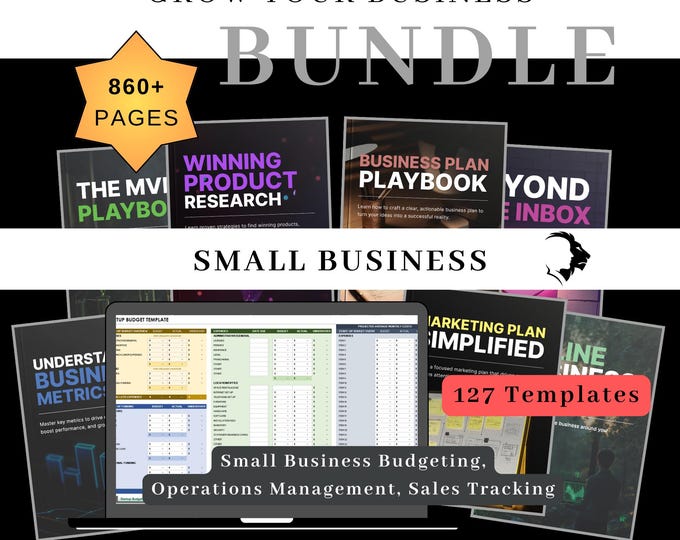 Business Planning Bundle: 860+ Page Toolkit (Digital Download)