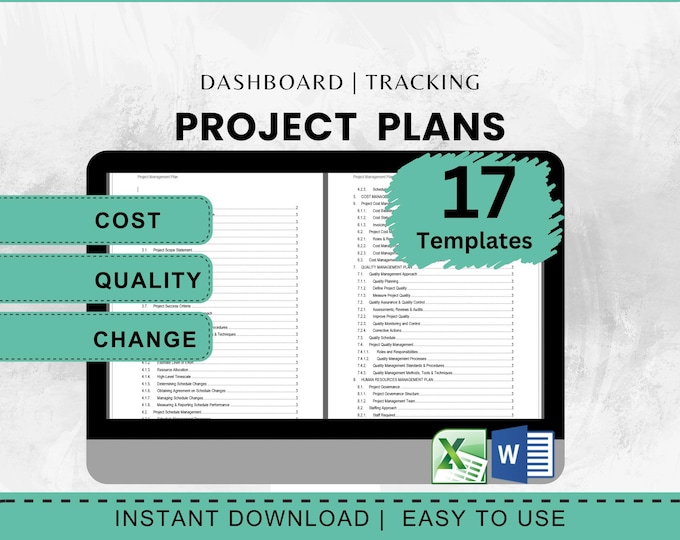 Project Management Plan Templates for Business Planning Operations Planning Templates for Quality Management, Communications Management, Etc