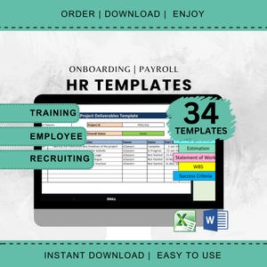 HR Management Template Bundle for Human Resources Management of HR Planning for Employee Training and Employee Skills Matrix