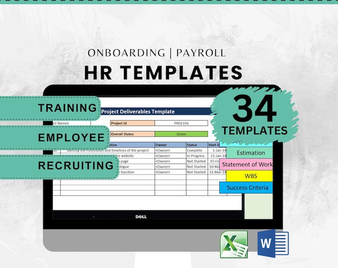 HR Management Template Bundle for Human Resources Management of HR Planning for Employee Training and Employee Skills Matrix