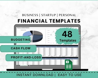 Business Budget Template Excel Small Financial Plan Expense Tracking Spreadsheet Startup Bookkeeping Tool Profit Loss Tracker Accounting