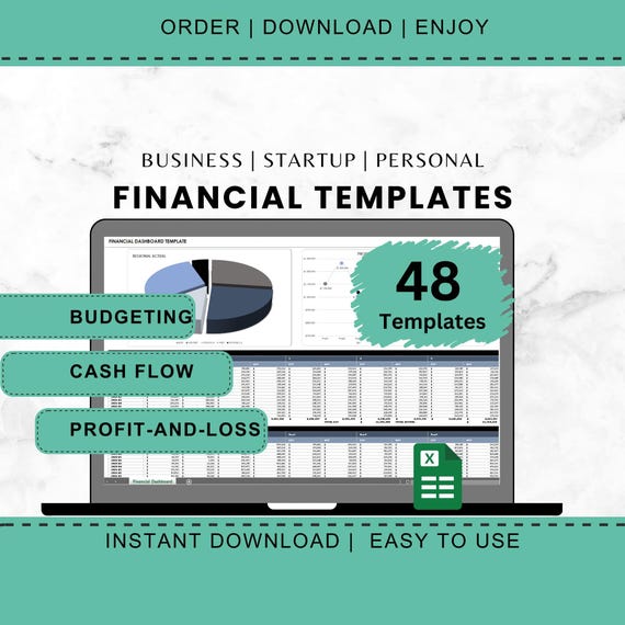 Business Budget Template Excel Small Financial Plan Expense Tracking Spreadsheet Startup Bookkeeping Tool Profit Loss Tracker Accounting