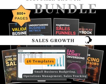 Sales Growth Bundle: Marketing Plan, Sales Funnel, Lead Magnet (Digital Download)