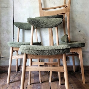 FREE SHIPPING Vintage polish mid-century dining chair type 200-190 by R.Hałas PRL Designe