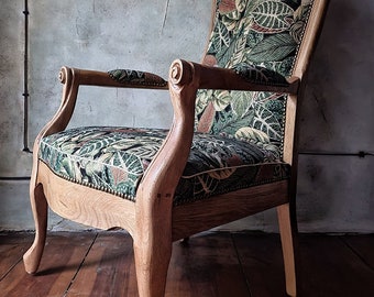 Vintage armchair throne