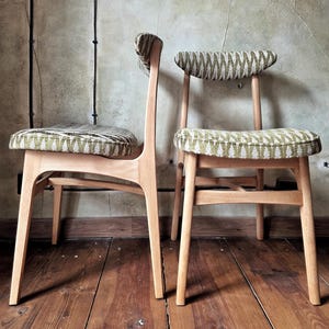 FREE SHIPPING Vintage polish mid-century dining chair type 200-190 by R.Hałas PRL Designe