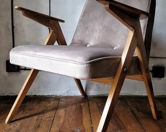 'Bunny' armchair PRL Design Vintage Polish armchair mid century retro