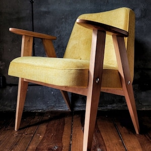 SPEDIZIONE GRATUITA Poltrona Chierowski 366 PRL Design Poltrona vintage polacca metà secolo