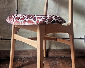 FREE SHIPPING Vintage polish mid-century dining chair type 200-190 by R.Hałas PRL Designe