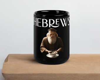 Hebrews Black Glossy Mug