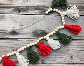 Beaded Christmas Garland