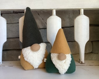 Plush Fleece Gnome Beanie Set