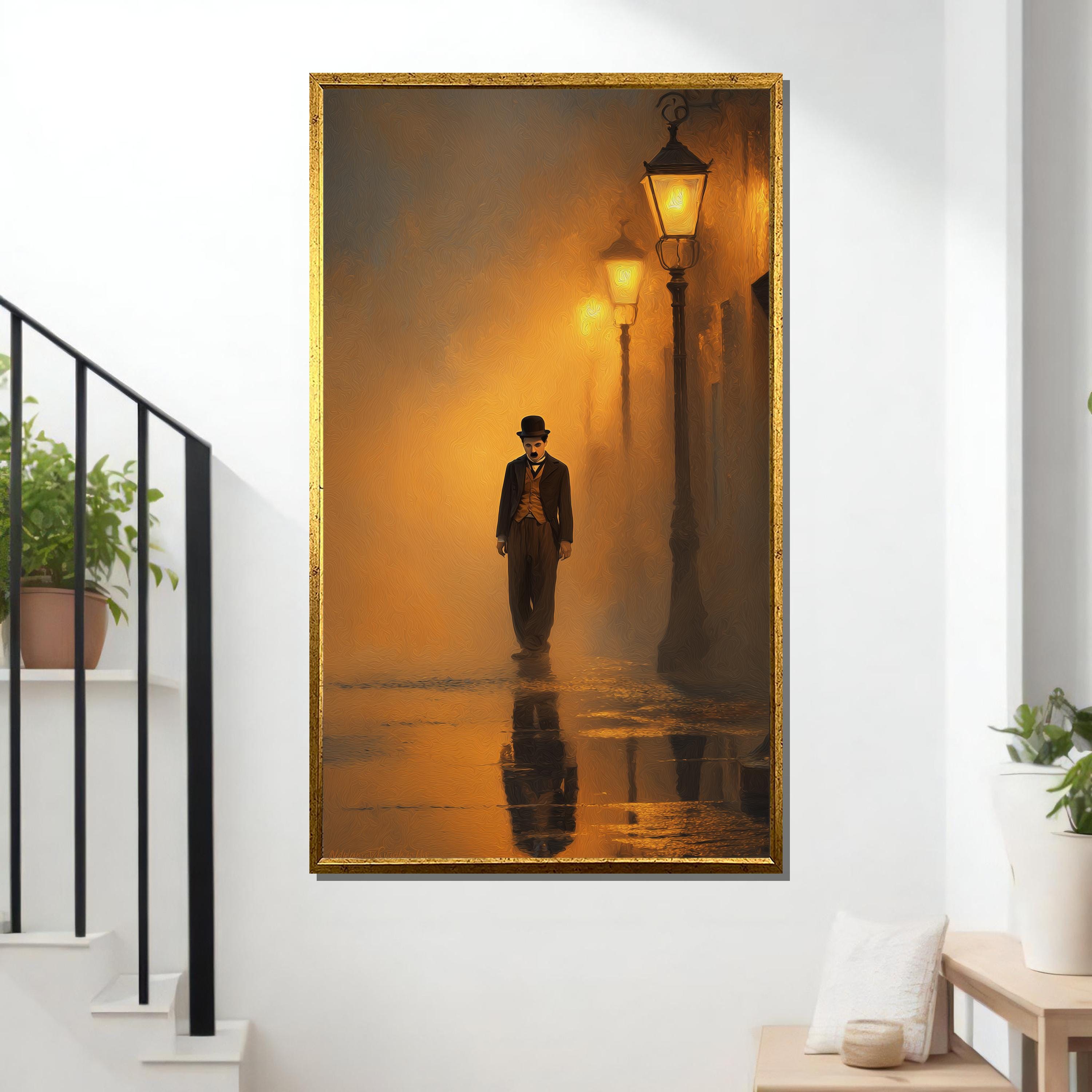 Chaplin painting - Etsy 日本