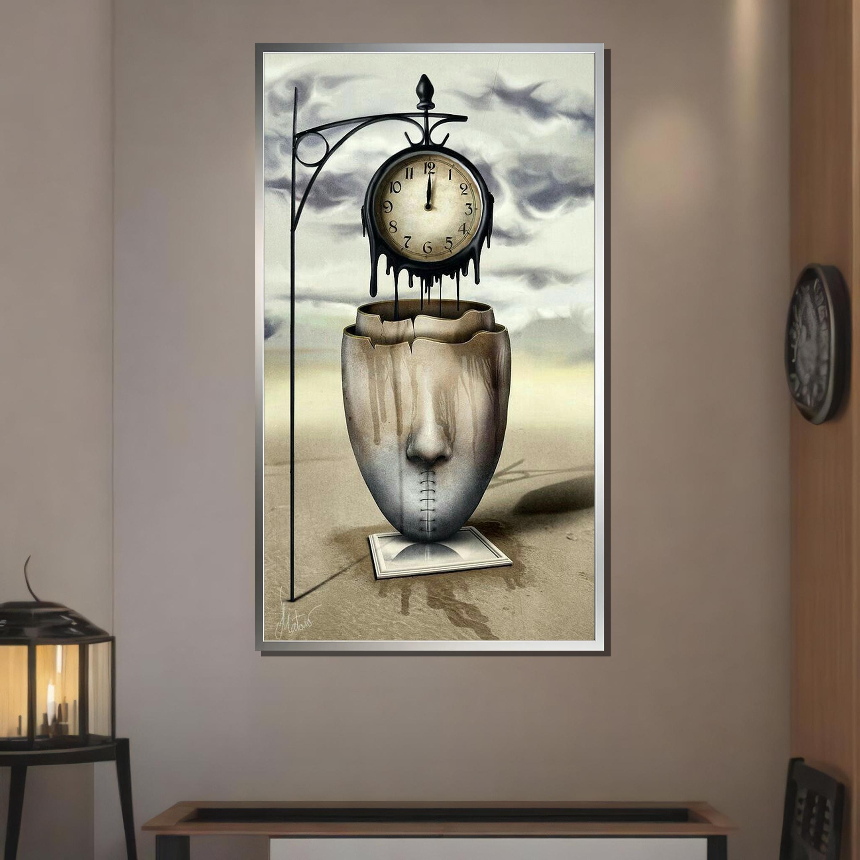 Surreal art clock - Etsy België, image size:3000x3000