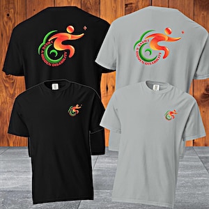 May include: Four t-shirts, two black and two gray, with a graphic of a person in a wheelchair playing basketball. The text on the graphic says "I Have A Hidden Disability".