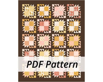 PDF Sunsparks Quilt Pattern by Sarah Ruiz Quilts