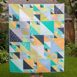 PDF Triangles at Play Quilt Pattern by Sarah Ruiz Quilts Digital Download 3 Sizes image 7